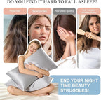 Cooling Pillowcases Set of 2 for Hot Sleeper, Night Sweats Beauty Sleep Reduces - Image 5
