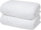 Infinitee Xclusives 100% Cotton Luxury Bath Towels Set of 2 by InfiniteeXclusives