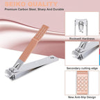 9 PCS Nail Clippers, ONEHERE Premium Manicure Set, Professional Grooming Gift - Image 5