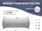 Fluffy Silk Full Body Pillow for Adults 20x54 Satin Body Pillow Cover Pillowcase - Image 4