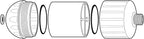 Sprite Showers HO2-GD High Output 2 Universal Shower Filter Housing - Image 3