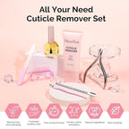 MelodySusie Cuticle Remover Kit, 60g Cuticle Remover Cream 15ML Cuticle Oil - Image 2