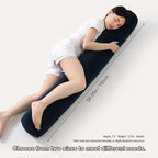 Body Pillow for Adults, Long Round Pillow, Big Cylindrical Pillow, Large Full - Image 3