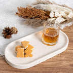 Koville Creamy White Marble Tray - Image 6