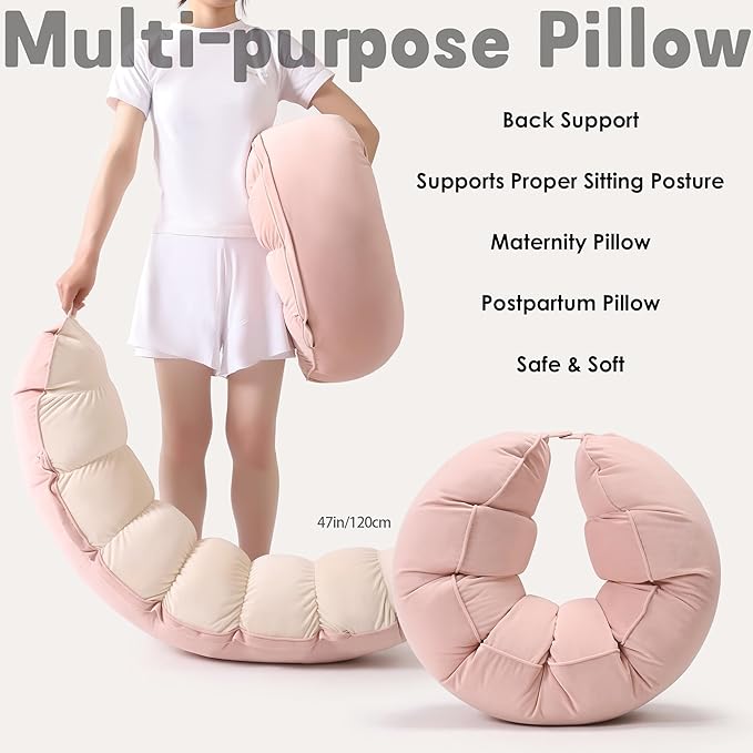 Peallow – Long Round Body Pillow - Image 7