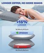 Ice Cooling Pillowcase for Hot Sleepers, Instantly Cool, Stay Cold All Night - Image 5