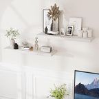 Fun Memories Floating Shelves for Wall, 36 x 9.3 Large Floating Shelf Wall - Image 2