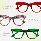 miyya Blue Light Glasses for Women & Men – Oversized UV & Blue Light Blocker - Image 8