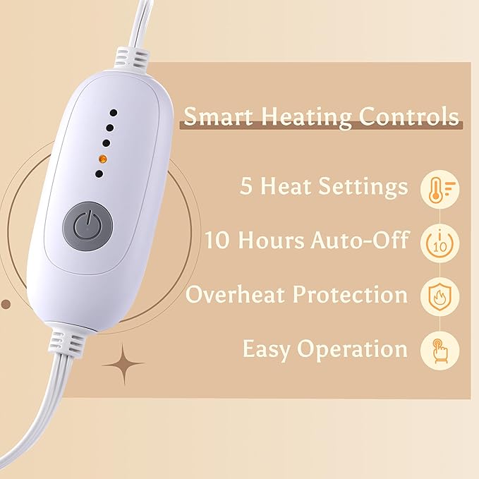 Electric Heated Blanket Full 72"x84" - Image 5