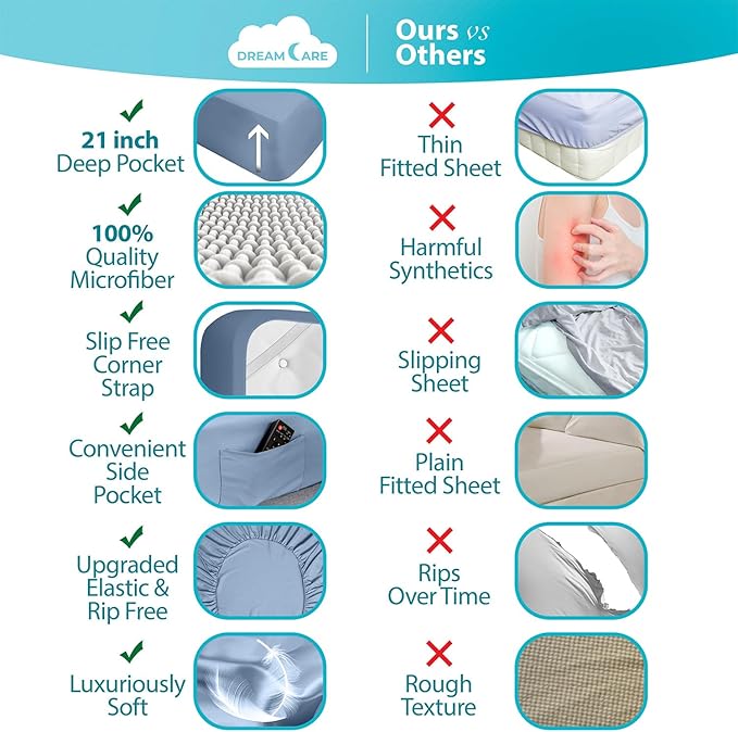 DREAMCARE California King Sheet Sets - Image 2