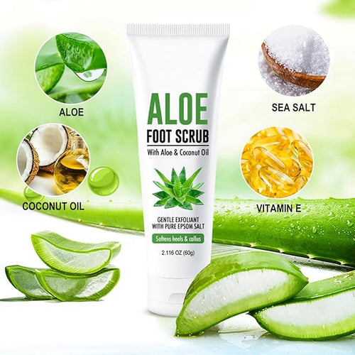 Aloe Vera & Coconut Oil Foot Scrub - Image 2