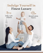 Good Sleep Bedding Queen Size Egyptian Cotton Sheets - Image 4