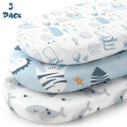 Yoofoss Bassinet Sheets for Baby, Baby Delight, Angelbliss, Soft Breathable - Image 5