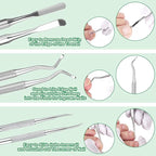 6-Pack Ingrown Toenail File and Lifters, Professional Surgical Stainless Steel - Image 4