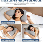 Cervical Neck Pillow for Sleeping, Adjustable Ergonomic Pillow, Contour Neck - Image 5