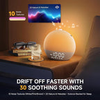 Geuuap Sunrise Alarm Clock White Noise Sound Machine - Image 4