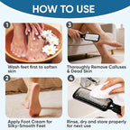 TEAWOO Foot File Callus Remover, Large Stainless Steel Foot Rasp, Heavy Duty - Image 4