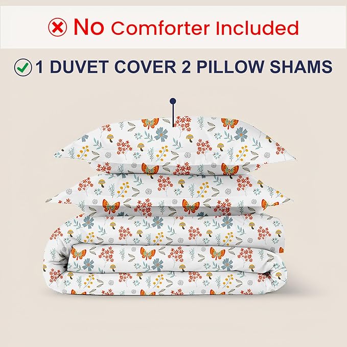 Kotton Culture 3 Pc California King Size Duvet Cover Set -100% Egyptian Cotton - Image 2