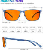 ANYLUV Blue Light Glasses Men, Relieve Eyestrain and Eye Protection, Al-Mg - Image 4