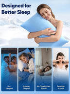 Avolare Cooling Pillow Cases King Size Set of 2, Arc-Chill 3.0 Cooling - Image 5