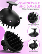Scalp Massager Hair Growth Shampoo Brush, Silicone Scalp Scrubber Shower Scalp - Image 6