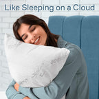 100% Waterproof Pillow Protectors Standard 20x26 Pair Zippered Pillow Case - Image 3