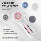 UMICKOO Electric Facial Cleansing Brush, 2-Way Rotating Face Scrubber - Image 6