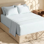 Hearth & Harbor Bed Sheets, Luxury Soft 6 Piece Bed Sheet Set Extra Deep Pocket - Image 2