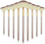 9 Pieces Facial Fan Mask Brushes, Soft Facial Applicator Brushes Tools by Maitys