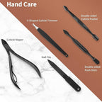 Teamkio 12pcs Manicure Set Pedicure Nail Clippers Set Travel Hygiene Kit - Image 6