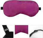2 PCS Purple Satin Sleep Masks, Adjustable Silk Eye Mask - Image 5