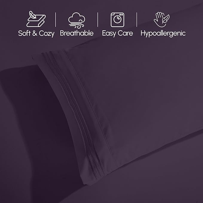Elegant Comfort Luxurious 1500 Premium Hotel Quality Microfiber Three Line - Image 5