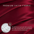 MR&HM Satin Bed Sheets, King Size Sheets Set - Image 2