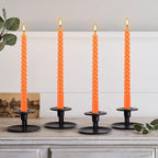 WPONSZU 12 Pack 10 Inch Spiral Taper Candle Set, Unscented Dripless Candlesticks - Image 6