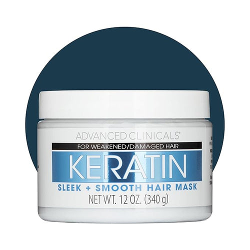 Advanced Clinicals Keratin Hair Mask Treatment, 12 Fl Oz by AdvancedClinicals
