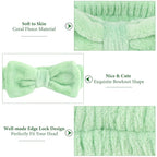 Ondder Green Spa Terry Cloth Skincare Headbands - Image 2