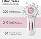 UMICKOO Electric Facial Cleansing Brush, 2-Way Rotating Face Scrubber - Image 4
