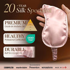 LULUSILK Mulberry Silk Sleep Eye Mask & Blindfold - Image 2