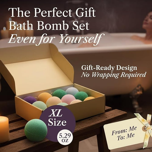 ADELEGOURDAIN Bath Bombs Set XL, Spa Gift Set - Image 2