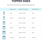EGO Topper 3 Inch Queen Memory Foam Mattress Topper, Gel Foam Mattress Topper - Image 8