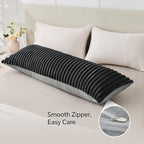 BEDELITE Fluffy Faux Fur Body Pillow Cover - Image 4