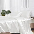 MR&HM Satin Bed Sheets, King Size Sheets Set by MRHM