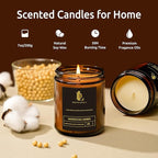 Scented Candles for Men, Moroccan Amber Candle for Home, Soy Wax Candles Gift - Image 3