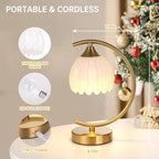 Tulip Table Lamp with 5200mAh Battery & Touch Control, Cordless Lamp with 3 - Image 8