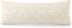 DOWNSTORIA Body Pillow Cover, Boho Cutwork Decorative Body Pillowcase, Ultra by DOWNSTORIA