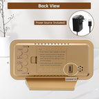 Peakeep Slim Digital Mirror Aesthetic Alarm Clock - Image 7
