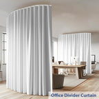 Room Divider Ceiling Mounted Curtains Track Sets Extra Wide Blackout Curtain - Image 3