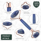 Jade Roller for Face, Facial Roller Massager Skin Care Tool, Gua Sha Facial - Image 2