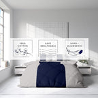 Kotton Culture 120"x120" 3 Pc Super King Plus/Super Oversize King Duvet Cover - Image 6