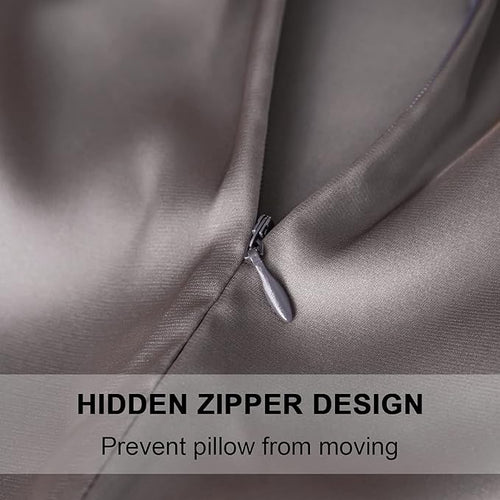 2 Pcs Mulberry Silk Pillowcase for Hair and Skin, Cooling Silk Pillow Case - Image 2